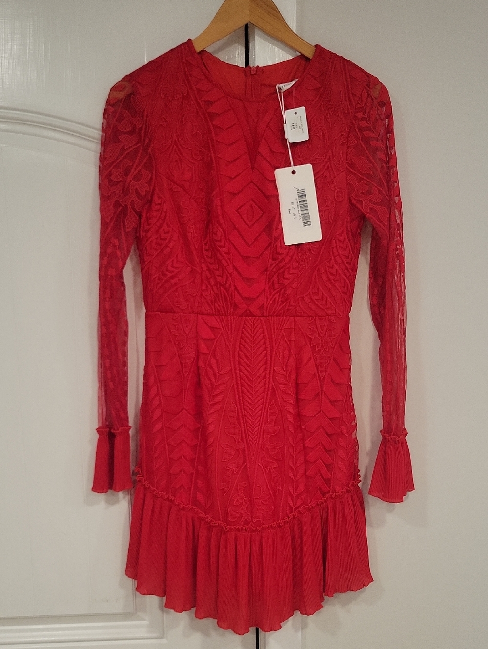 NWT!! Saints + Secrets Material Girl Red Dress Size L